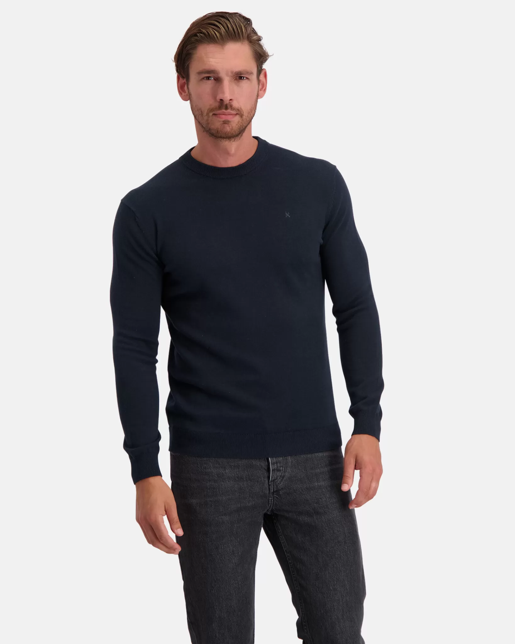 Truien En Sweaters^GAASTRA Lichtgewicht Gebreide Schoener Crew Pullover