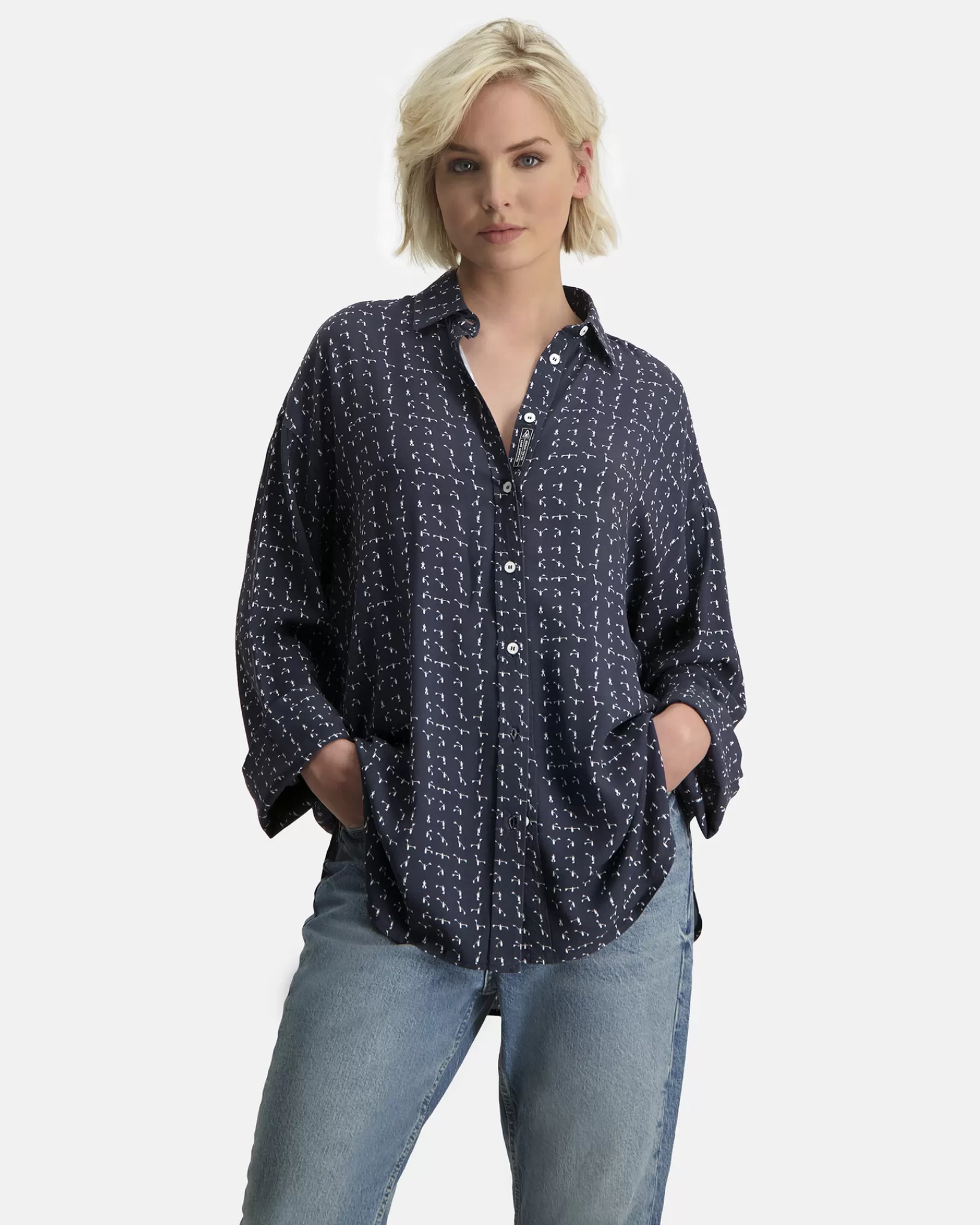 Blouses^GAASTRA Olivia Flag Boyfriend Shirt